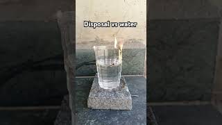 Disposal vs water Science experiment science disposal water experiment explore viralvideo [upl. by Stirling26]