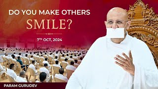 Do You Make Others Smile  Param Gurudev Shree Namramuni Maharaj Saheb  Paramdham  7 Oct 24 [upl. by Elocn]