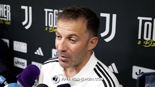 ALEX DEL PIERO Festa Centenario quotNon sono mai andato via dalla Juve Sul futuro chissàquot [upl. by Nysa256]