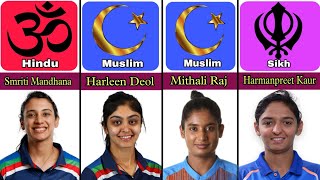 Religion of india Womens cricket team India womens national cricket Players religion [upl. by Wettam567]