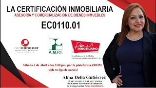 LA CERTIFICACIÓN INMOBILIARIA ECO11001 ASESORÍA EN COMERCIALIZACIÓN DE BIENES INMUEBLES [upl. by Selinski]