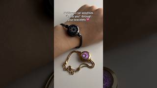 Smart couples bracelets for long distance❤️🥰 Thecouplesbracelet [upl. by Ylicis]