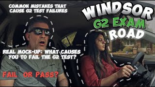 Real G2 MockUp Test in Windsor Common Mistakes to Avoid [upl. by Mullins78]