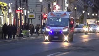 Ambulanza Ospedale Bambin Gesù Roma in sirena [upl. by Vidovik]