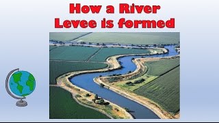 Natural River Levees  How are they formed Labelled diagram and explanation [upl. by Donohue465]