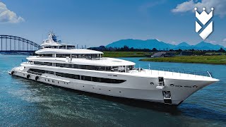 INSIDE OCEANCOS AWESOME 105 METER SUPERYACHT quotHquot [upl. by Marla]