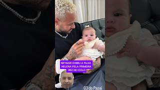 Neymar segura a filha helena pela primeira vez [upl. by Stephan]