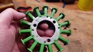 How to Rewind amp Repair a 3 Phase Motorcycle ATV UTV Powersports Stator Yourself [upl. by Bakerman]