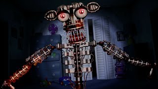 Nightmare Endoskeleton Jumpscare FNAF4 [upl. by Heyde8]