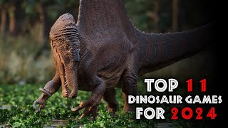 Top 11 BEST Dinosaur Games coming in 2024 [upl. by Aerbma]