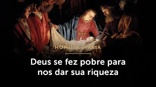 Homilia Diária  “Foi o amor que te fez pobre por mim” Segundafeira da 3ª Semana do Advento [upl. by Peterus]