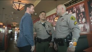 Choking Victim Thanks 3 Law Enforcement Officers For Saving His Life In Pasadena [upl. by Ennaer]