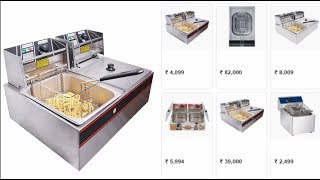 Commercial Deep Fryer price in India  Delhi Electric  Gas Fryer Price [upl. by Aniroz]