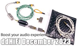 ddHiFi accessories December 2023 adapters cables great DACs [upl. by Alimaj2]