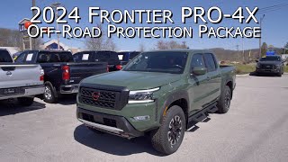 New Tactical Green 2024 Nissan Frontier PRO4X w Off Road Protection PackageNissan of Cookeville [upl. by Anirtac]