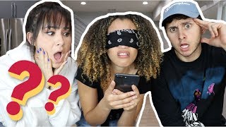 BLINDFOLD TEXTING CHALLENGE W FRANNY ARRIETA amp DAVID ALVAREZ [upl. by Zetniuq989]