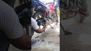 Tyre rain bike settingcar tyre tires bike shortsrajutyreripiarig120 [upl. by Ahsahtan]