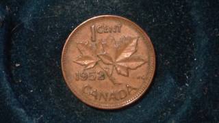 1952 Canada One Cent [upl. by Wilhide]