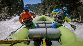 GoPro Rafting the North Fork Payette River in 4K  HERO7 Black [upl. by Bogusz351]