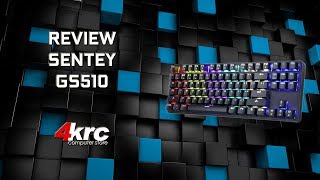 Review Teclado Mecanico Sentey GS510  Teclado mecanico economico es posible [upl. by Amleht540]