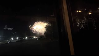 Charter Time Fireworks during a Wedding Charter to Mansfield Estate 19102024 [upl. by Sito]