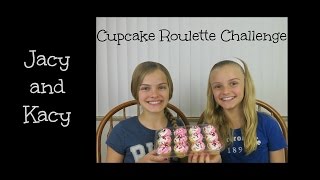 Cupcake Roulette Challenge  Jacy and Kacy [upl. by Liss]