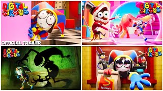 Trailer Comparisons  Amazing Digital Circus Episode 1 Vs Episode 2 Vs Episode 3 Vs Episode 4 [upl. by Ragen]