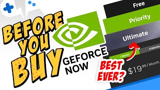 BEFORE You BUY GeForce NOW in 2023  FREE Priority amp ULTIMATE Review [upl. by Arraeis]