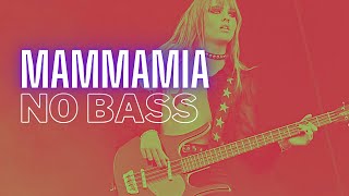 Maneskin  Mammamia BASS BACKING TRACK [upl. by Alys]