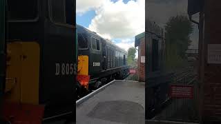 D8059 departing Ropley at the watercress thewatercressline [upl. by Lose]