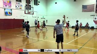 NorthShoreBball vs YngBoiz  102624 HI IQ Sports Winter League  8th Grade [upl. by Anej]