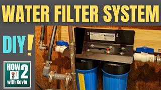 How To Install a Whole House Water Filter System – DIY [upl. by Narut]