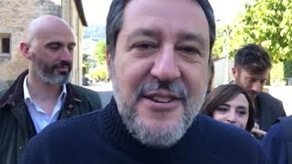 Canone Rai Salvini quotCi hanno votato per abbassare le tassequot [upl. by Won377]