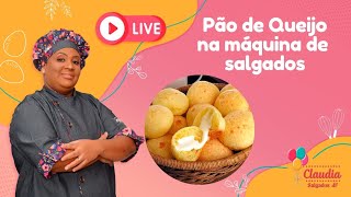 Live  Pão de queijo na máquina de salgados [upl. by Kcirdahs688]