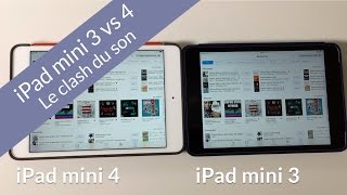 iPad mini 4 vs iPad 3  comparaison du son [upl. by Agon520]