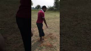 Dowsing Water in Land Using a Hand and Stick [upl. by Peria]