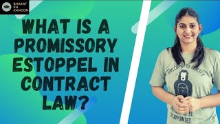 What is a promissory estoppel in contract law [upl. by Wyatt594]