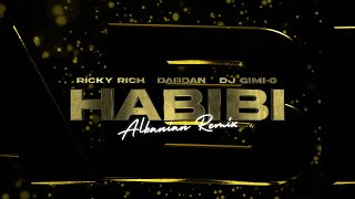 Ricky Rich Dardan amp DJ GimiO – Habibi Albanian Remix Official Lyric Video [upl. by Anial]