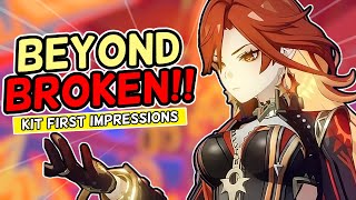 How BROKEN Is She…  Pyro Archon Mavuika Full Breakdown  First Impressions TC [upl. by Kilam]