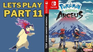 POKEMON LEGENDS ARCEUS  LETS PLAY PART 11  THE GUARDIAN ELECTRODE [upl. by Porta]