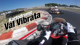 125 Kz2 On Board  Kartodromo Val Vibrata [upl. by Nerek]