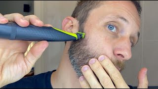 Shaving using OneBlade in Detail [upl. by Riatsila]