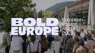 European Forum Alpbach 2023  Bold Europe [upl. by Bank]