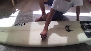 How To Dewax And Wax A Surfboard [upl. by Ledua53]