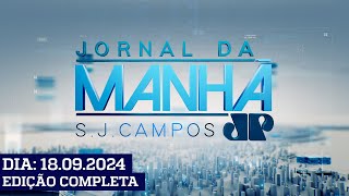 Jornal da Manhã  São José dos Campos  18092024 [upl. by Beuthel449]