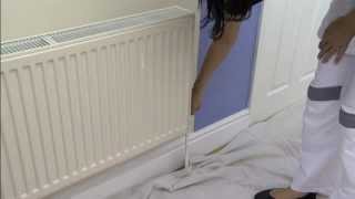 How To Wallpaper Around a Radiator [upl. by Franz]