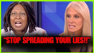 Whoopi Goldberg CUTS THE FEED After Kellyanne Conway ENDS HER For LYING About Trump Live [upl. by Korwin]