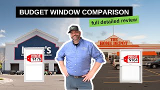 Vinyl Window Reviews  Home Depot Vs Lowes [upl. by Eleonora151]