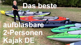 Aufblasbares Kajak 2 Personen Test  Die besten im Vergleich [upl. by Eeliab]