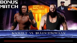 Bonus Match WWE 2K18  Braun Strowman vs Booker T [upl. by Dez238]